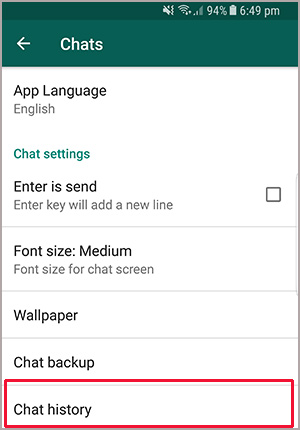 Chat android go PHONEKY