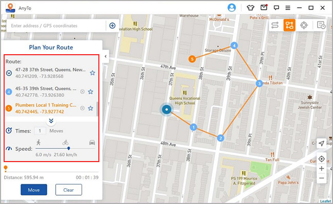 the multi point location changer mode